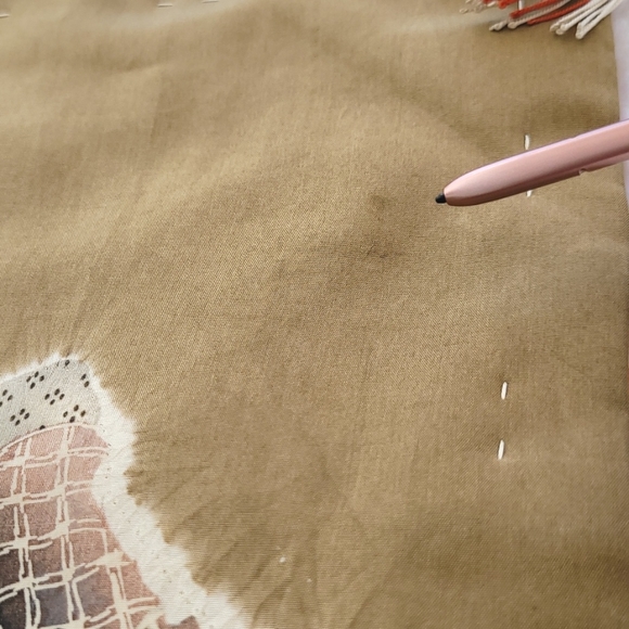 Vintage Silk Kimono Fabric Reverses to  Shibori Fabric Decoration 14" x 15" - Picture 9 of 12